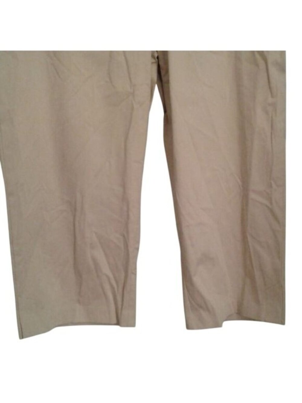 Croft & Barrow Size 16P Womens Khaki Capri Pants Petite Stretch New With Tags - Picture 3 of 8